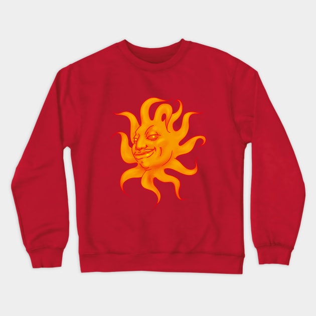 Solar Power Crewneck Sweatshirt by hideedoodle